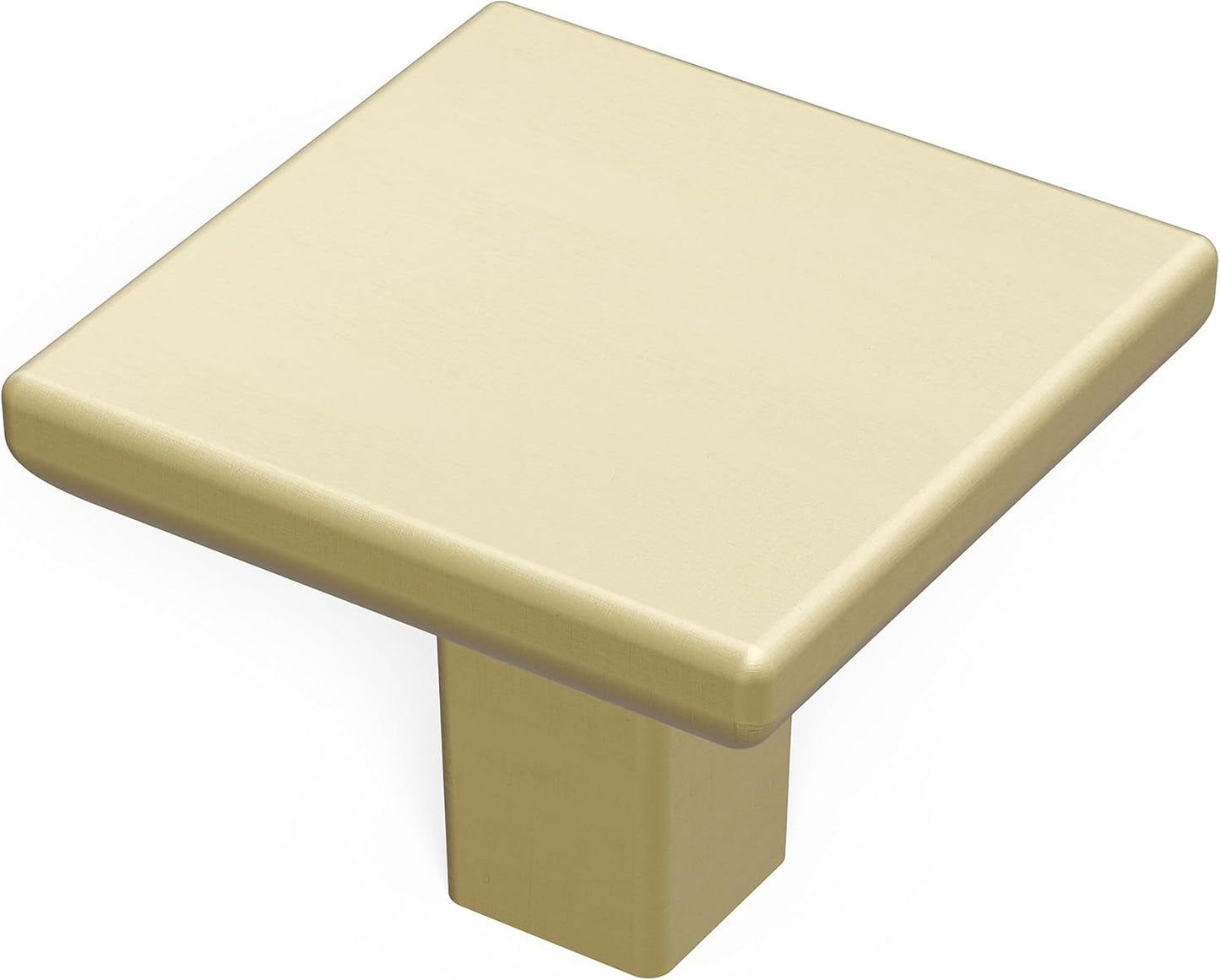 Solid Core Kitchen Cabinet Knobs, Luxury Cabinet and Dresser Knobs, Handle Pulls for Doors & Drawers, 1-1/4 Inch, Elusive Golden Nickel, Skylight Collection (Pack of 10)