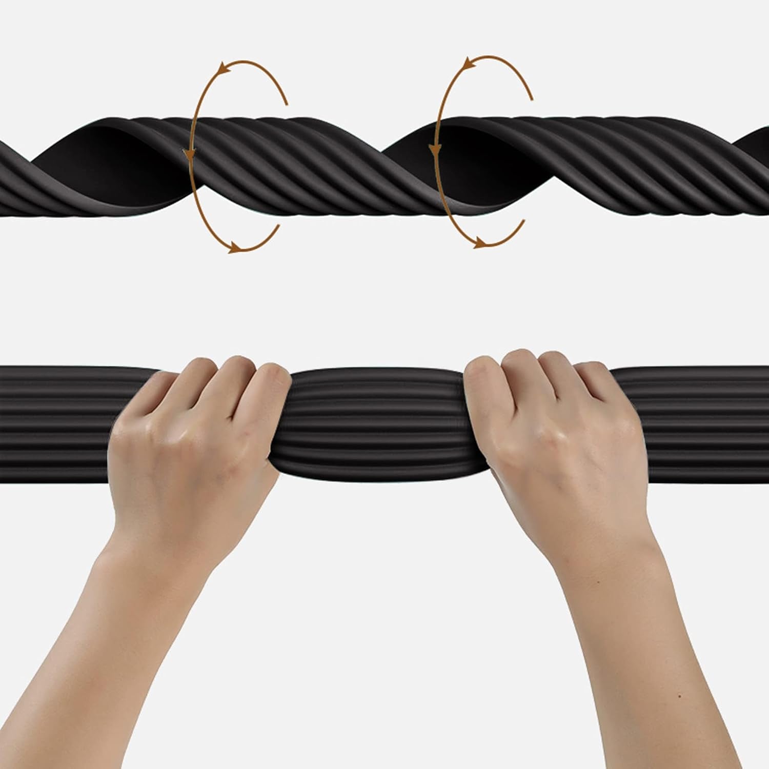 Soft Wide Edge Protector for Baby with 3M Strong Adhesive Double Sided Pre-Taped,(12.5Ft, Black) Baby Proofing Safety Guards Proof Foam Padding for Sharp Edges, Table, Desk, Furniture